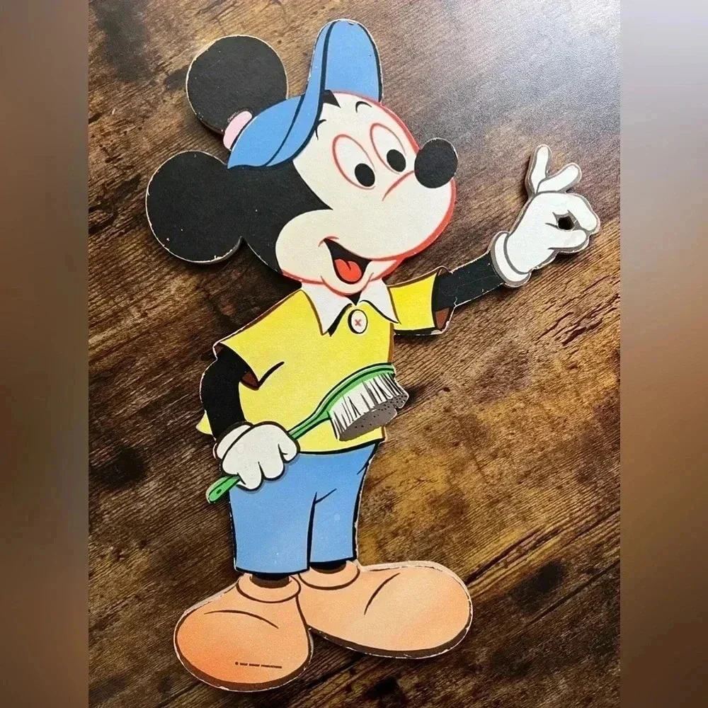 VINTAGE: Walt Disney Productions (199 251 82) classic Mickey Mouse cut outs. - Picture 2 of 8